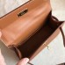 Hermes Kelly Mini II Handmade Bag In Gold Swift Calfskin