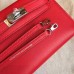 Hermes Kelly Mini II Handmade Bag In Red Swift Calfskin