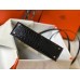 Hermes Kelly Mini II Handmade Bag In Black Crocodile Embossed Leather
