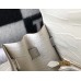 Hermes Kelly 25cm Handmade Bag In White Embossed Crocodile Leather