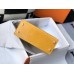 Hermes Kelly 25cm Handmade Bag In Yellow Embossed Crocodile Leather