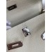 Hermes Kelly Retourne 25 Handmade Bag In Craie Clemence Leather