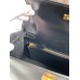 Hermes Kelly Sellier 25 Handmade Bag In Black Box Calfskin