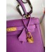 Hermes Kelly Sellier 25 Handmade Bag In Anemone Epsom Calfskin