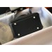Hermes Lindy Mini Bag In Black Clemence Leather GHW