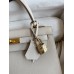 Hermes Kelly Sellier 25 Handmade Bag In Craie Epsom Calfskin