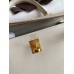 Hermes Kelly Sellier 25 Handmade Bag In Craie Epsom Calfskin
