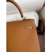 Hermes Kelly Sellier 25 Handmade Bag In Gold Epsom Calfskin