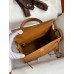 Hermes Kelly Sellier 25 Handmade Bag In Gold Epsom Calfskin