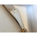 Hermes Lindy Mini Bag In Pearl Grey Clemence Leather GHW