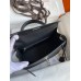 Hermes Kelly Sellier 25 Handmade Bag In Black Epsom Calfskin