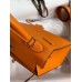 Hermes Kelly Sellier 25 Handmade Bag In Orange Epsom Calfskin