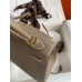 Hermes Kelly Sellier 25 Handmade Bag In Taupe Epsom Calfskin