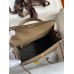 Hermes Kelly Sellier 25 Handmade Bag In Taupe Epsom Calfskin