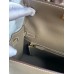 Hermes Kelly Sellier 25 Handmade Bag In Taupe Epsom Calfskin