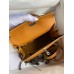 Hermes Kelly Sellier 25 Handmade Bag In Toffee Epsom Calfskin