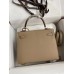 Hermes Kelly Sellier 25 Handmade Bag In Trench Epsom Calfskin