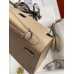 Hermes Kelly Sellier 25 Handmade Bag In Trench Epsom Calfskin