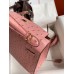 Hermes Kelly Sellier 25 Handmade Bag In Terre Cuite Ostrich Leather