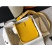 Hermes Evelyne III TPM Bag In Yellow Clemence Leather
