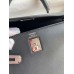 Hermes Kelly Retourne 25 Handmade Bag In Black Swift Calfskin