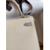 Hermes Kelly Sellier 25 Bicolor Bag in Craie and Trench Epsom Calfskin