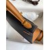 Hermes Kelly Sellier 25 Bicolor Bag in Black and Gold Epsom Calfskin