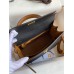 Hermes Kelly Sellier 25 Bicolor Bag in Black and Gold Epsom Calfskin