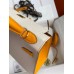 Hermes Kelly Sellier 25 Bicolor Bag in Craie and Yellow Epsom Calfskin