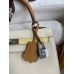 Hermes Kelly Sellier 25 Tricolor Bag in Craie/Sesame/Yellow Epsom Calfskin