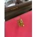 Hermes Kelly Sellier 25 Bicolor Bag in Rose Extremea nd Taupe Epsom Calfskin