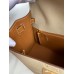 Hermes Kelly Sellier 28 Bicolor Bag in Trench and Gold Epsom Calfskin