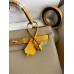 Hermes Kelly Sellier 28 Bicolor Bag in Trench and Yellow Epsom Calfskin
