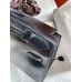 Hermes Kelly Sellier 28 Handmade Bag In Black Box Calfskin