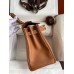 Hermes Kelly Retourne 28 Handmade Bag In Gold Clemence Leather