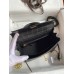 Hermes Kelly Sellier 25 Handmade Bag In Black Crocodile Niloticus Matte Skin