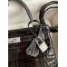 Hermes Kelly Sellier 25 Diamond Bag In Black Crocodile Niloticus Shiny Skin