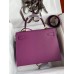 Hermes Kelly Sellier 28 Handmade Bag In Anemone Epsom Calfskin