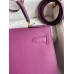 Hermes Kelly Sellier 28 Handmade Bag In Anemone Epsom Calfskin