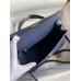 Hermes Kelly Sellier 28 Handmade Bag In Blue Saphir Epsom Calfskin
