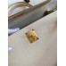 Hermes Kelly Sellier 28 Handmade Bag In Craie Epsom Calfskin