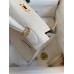 Hermes Kelly Sellier 28 Handmade Bag In Craie Epsom Calfskin