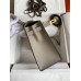 Hermes Kelly Sellier 28 Handmade Bag In Gris Asphalt Epsom Calfskin