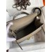 Hermes Kelly Sellier 28 Handmade Bag In Gris Asphalt Epsom Calfskin
