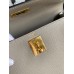 Hermes Kelly Sellier 28 Handmade Bag In Gris Asphalt Epsom Calfskin