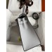 Hermes Kelly Sellier 28 Handmade Bag In Gris Mouette Epsom Calfskin