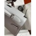 Hermes Kelly Sellier 28 Handmade Bag In Gris Mouette Epsom Calfskin