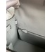 Hermes Kelly Sellier 28 Handmade Bag In Gris Mouette Epsom Calfskin