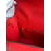 Hermes Kelly Sellier 28 Handmade Bag In Red Epsom Calfskin