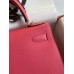 Hermes Kelly Sellier 28 Handmade Bag In Rose Lipstick Epsom Calfskin